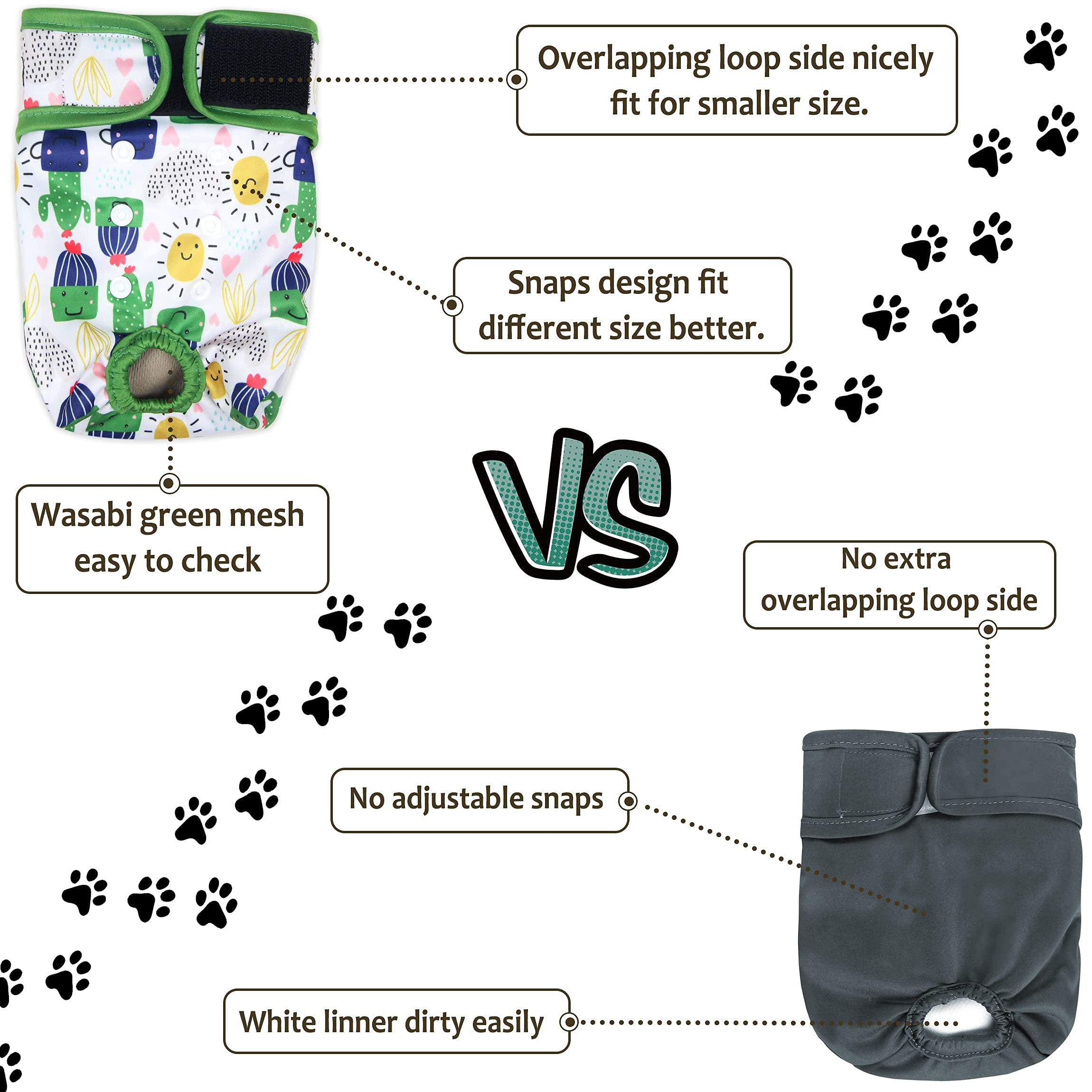Pañales Grecle ideales para cachorros, perras en celo o mayores.