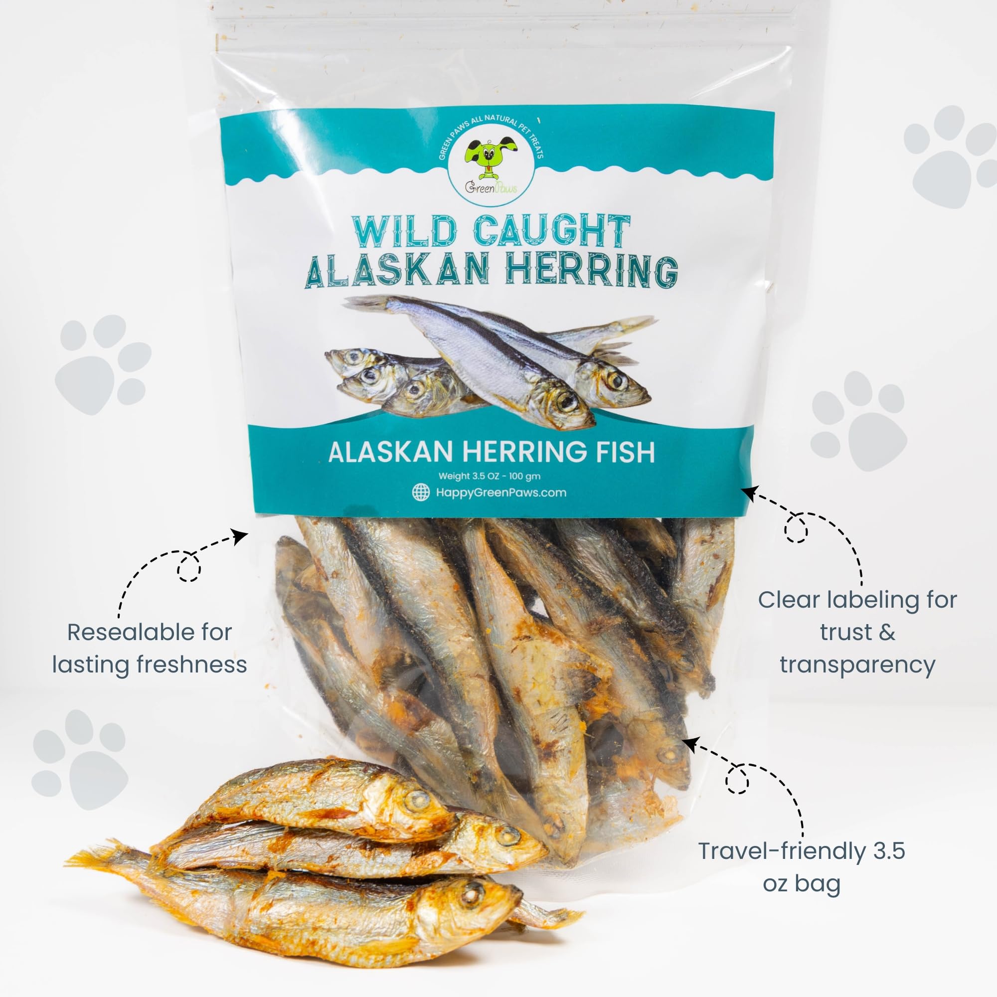 green paws premio nutritivo para mascotas, conveniente y fácil de usar