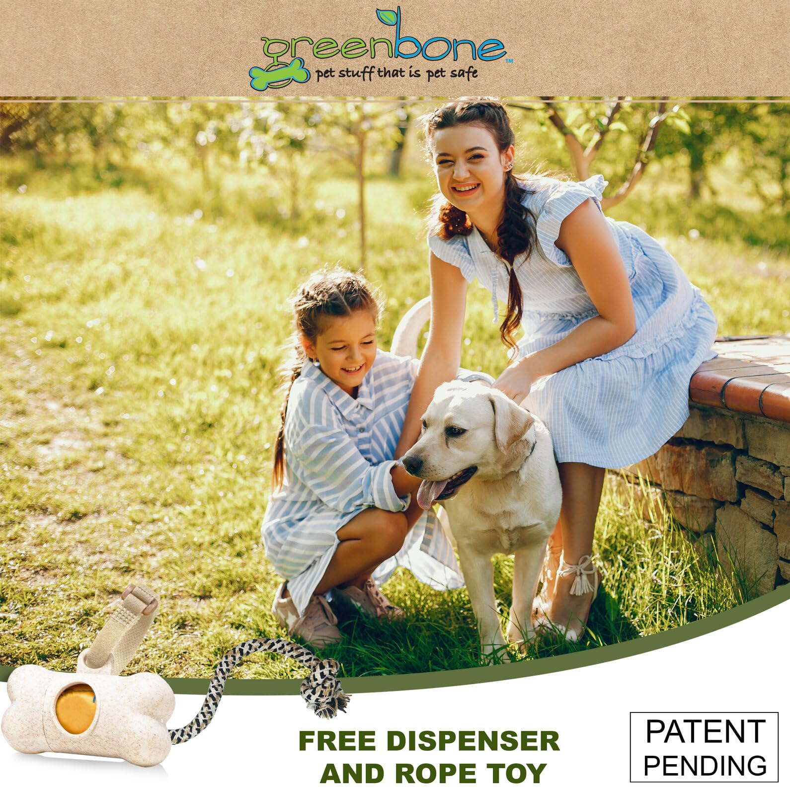 Greenbone BioBase: bolsas en colores variados para personalizar el paseo