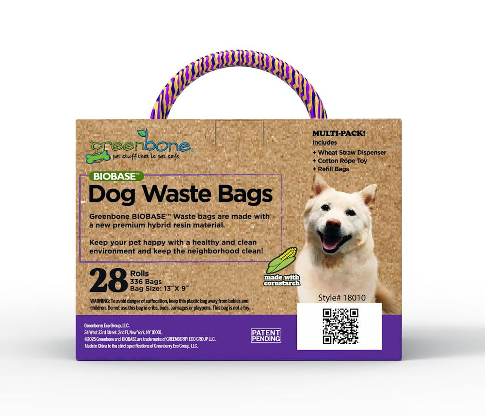 Greenbone BioBase: dispensador con enganche para correa, ideal para paseos