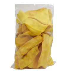 GreenCow Rawhide Chips sabor pollo, ayuda a la higiene dental durante la masticación.