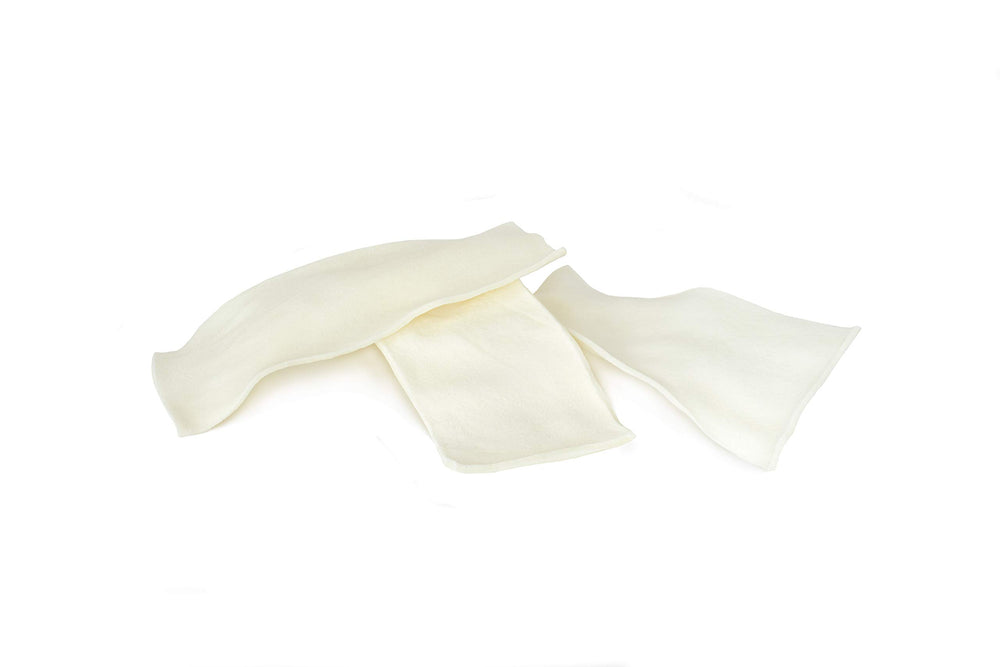 GreenCow Rawhide Chips: textura dura para masticar y entretener durante las salidas.