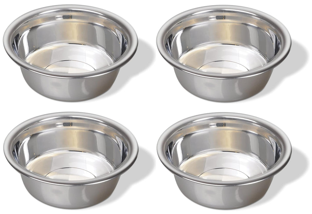 Greendale conjunto de cuencos de acero inoxidable, 10 tazas, para comida y agua.