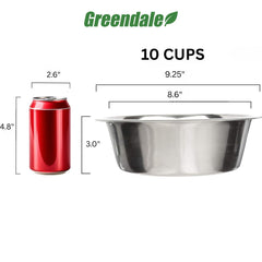 Greendale cuencos sin pegatinas, listos para usar.