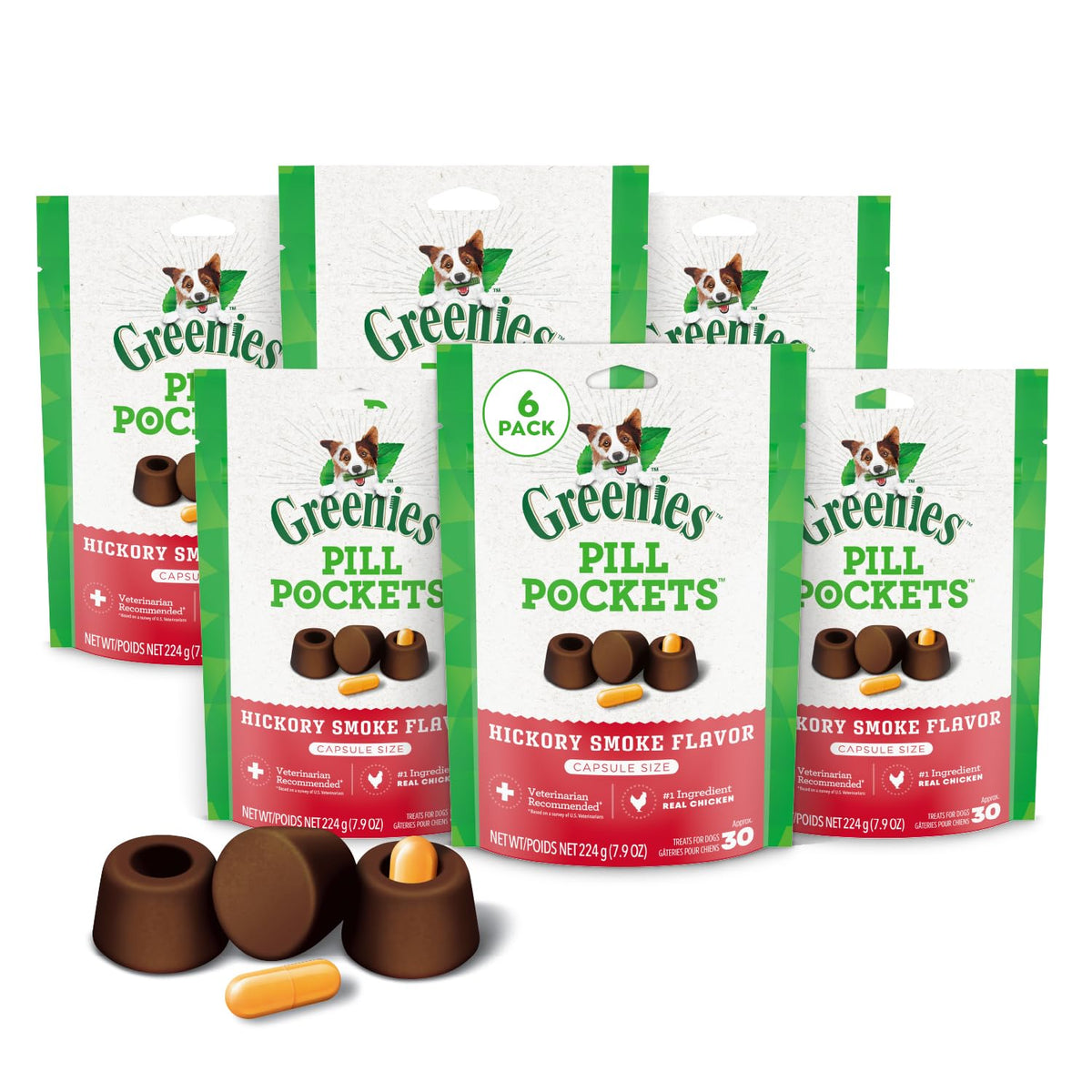 Greenies Bolsas Pastillas Perro Tamaño Grande: facilita administrar medicación a perros grandes.
