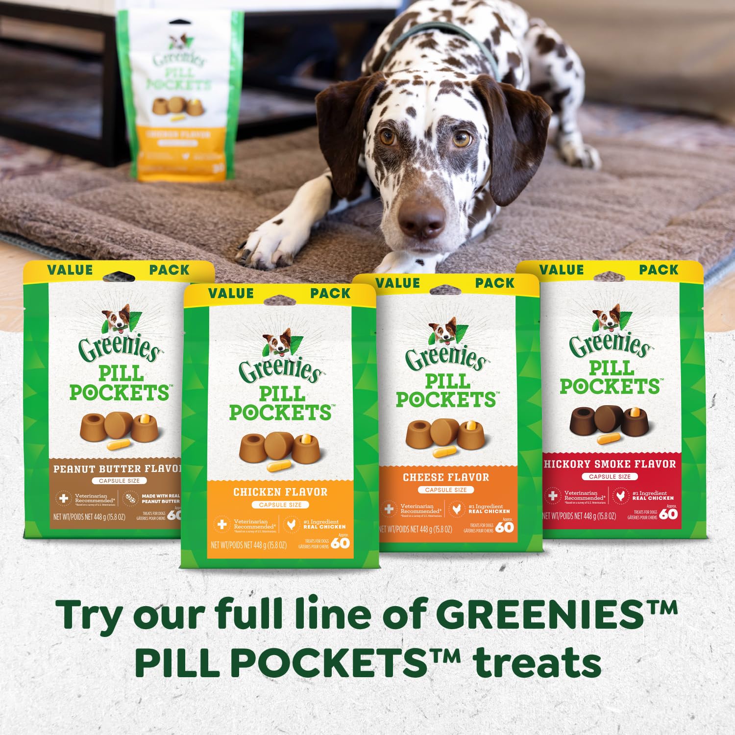 Greenies: Proceso simple para entregar medicina sin batallar.