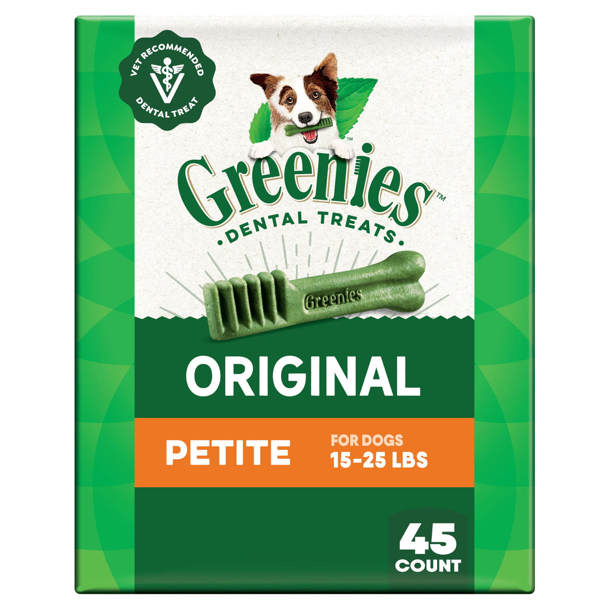 Greenies Adultos Original frente: cuidado dental diario para mejor aliento