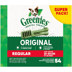 Greenies Original para perros, paquete-54-onzas, ideal para la rutina diaria.
