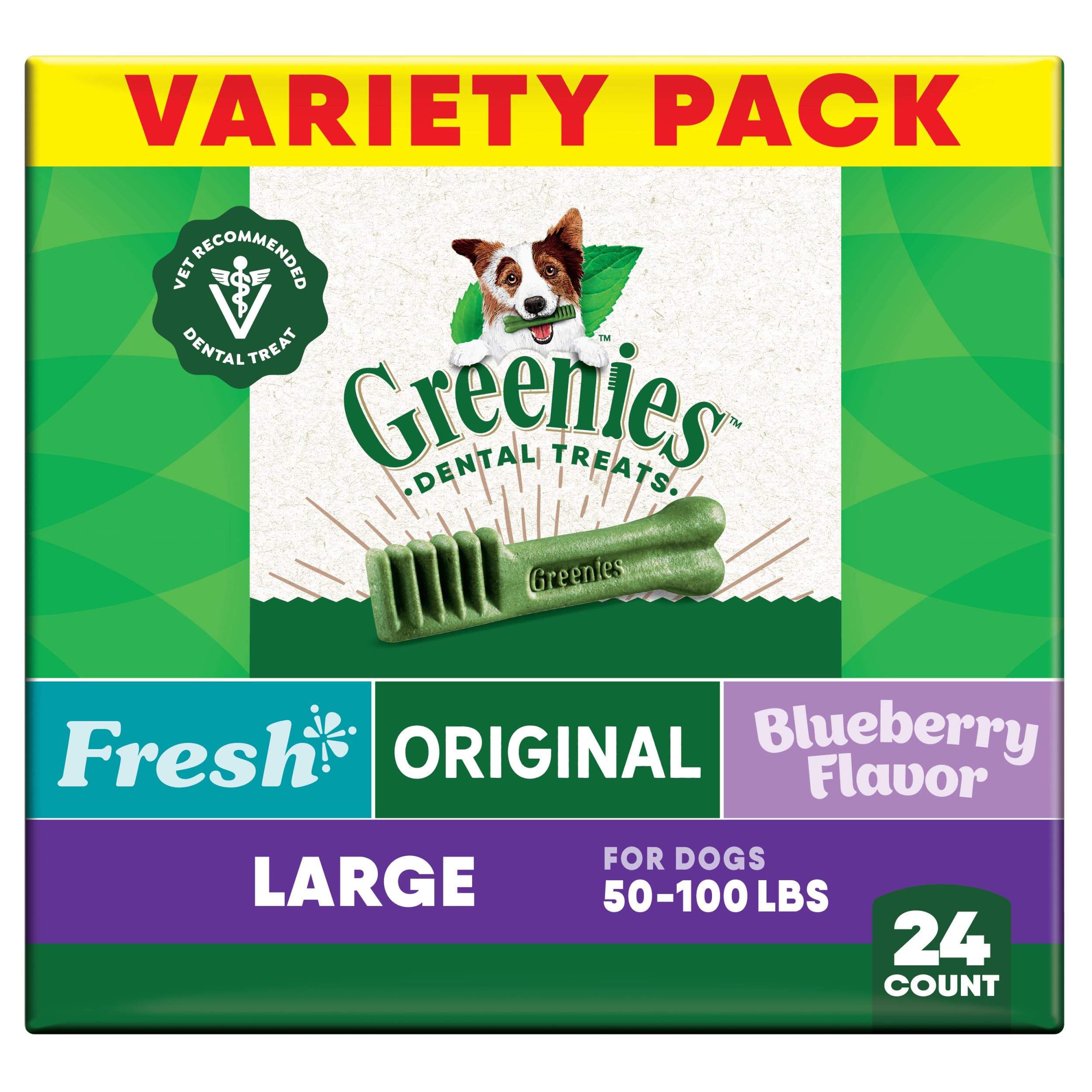 Greenies dulces dentales original para perro: limpieza dental y aliento fresco