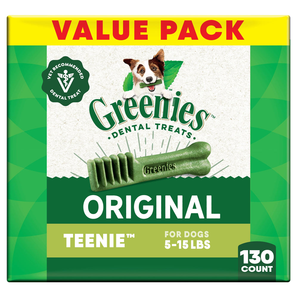 Greenies empaque 36 onzas original Teenie para higiene dental diaria.