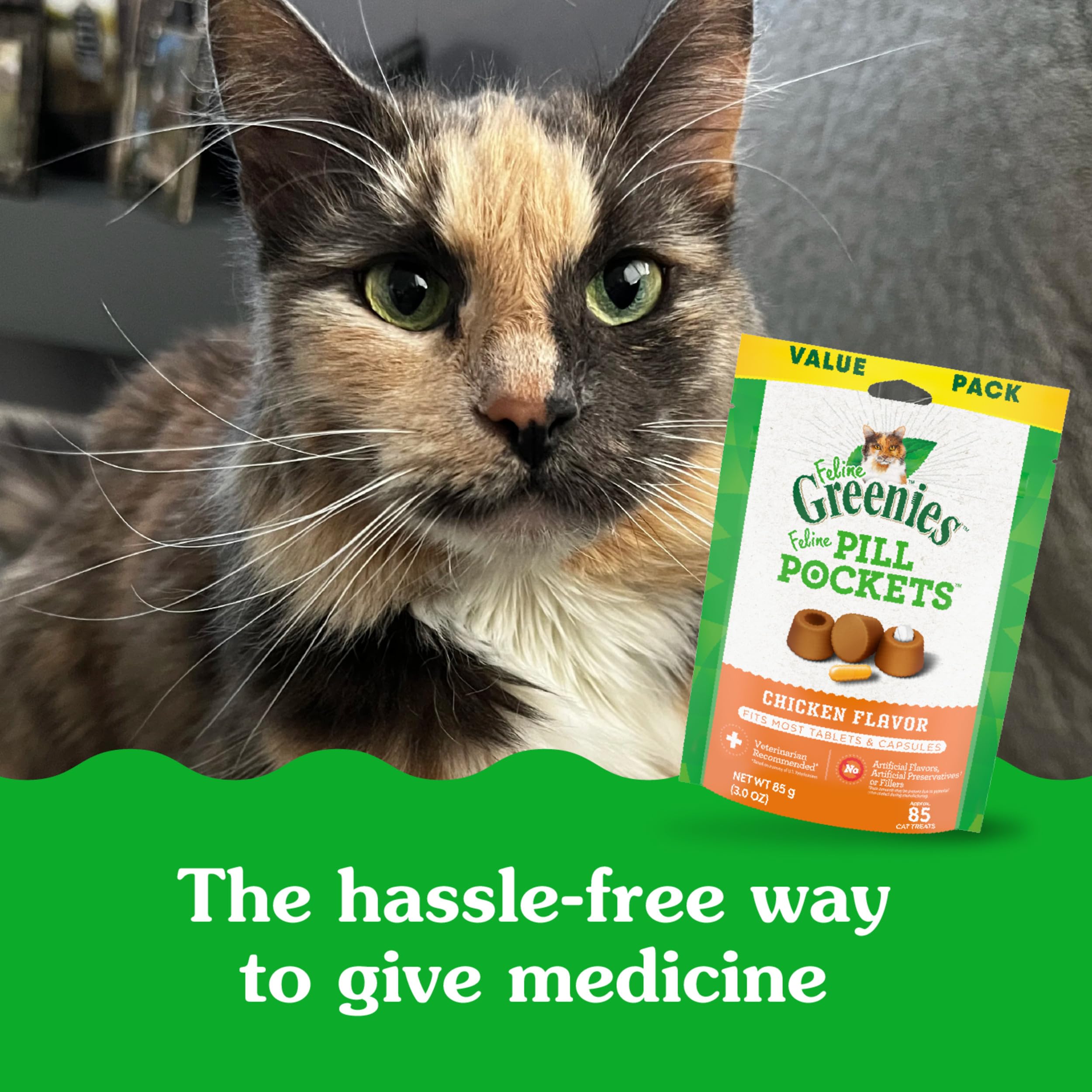 Greenies Gatos hecho en EEUU: fabricación con estándares de calidad.