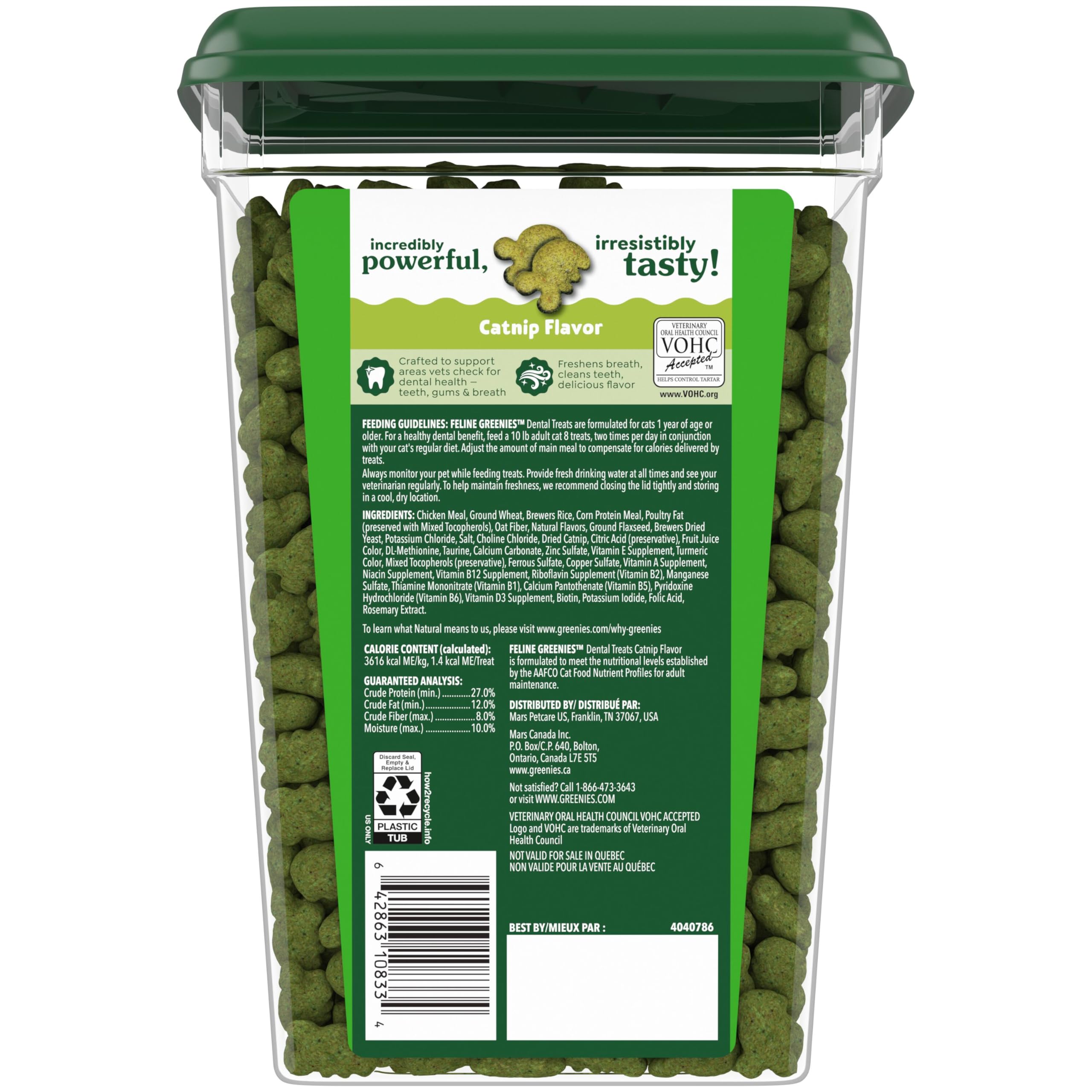 Greenies Rutina Dental Diaria Gato: promueve cuidado dental constante.