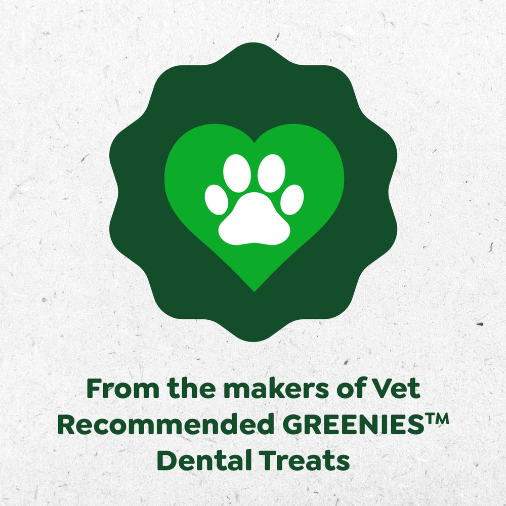 Greenies sabor natural sin colorantes artificiales: masticables para perros adultos.