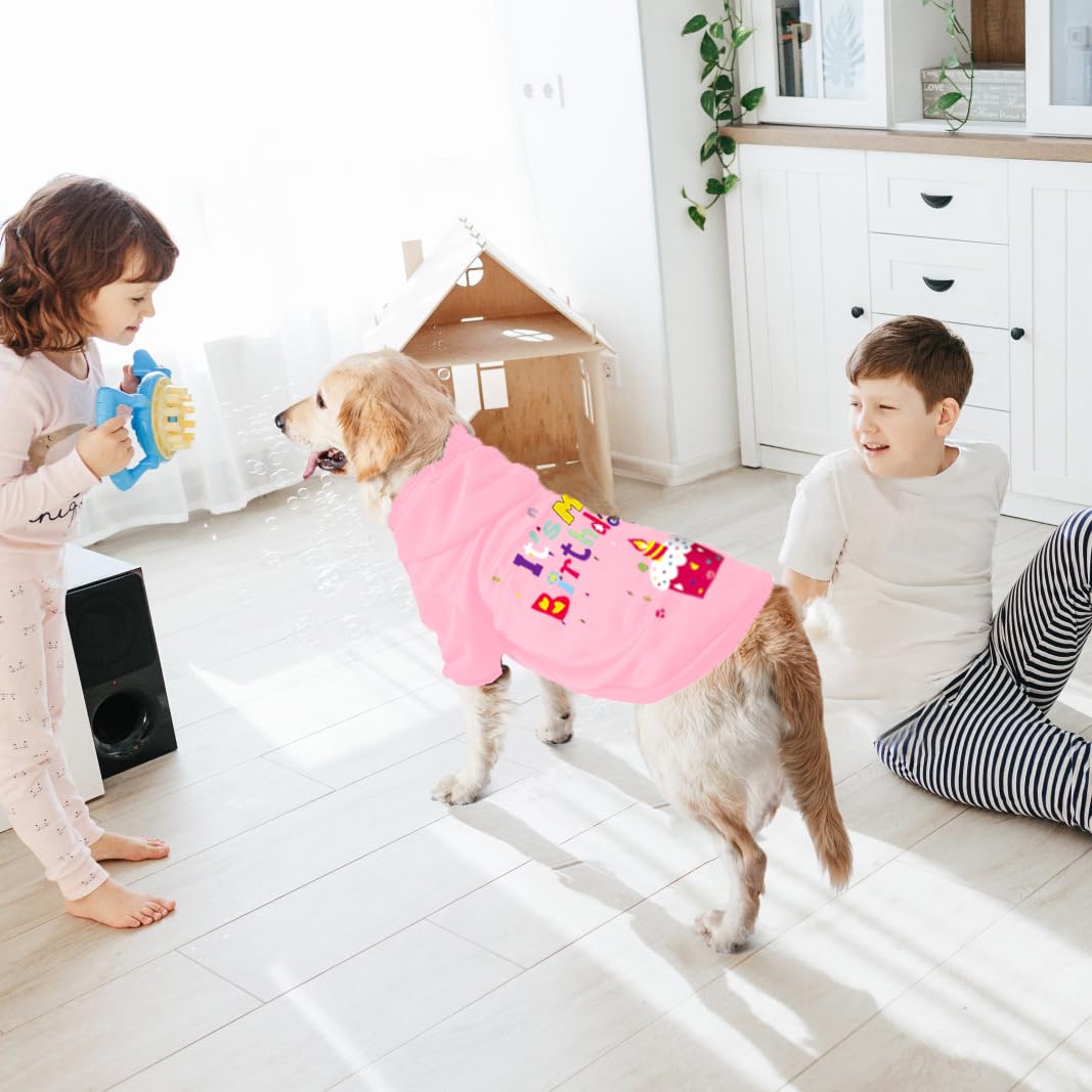 GreenJoy sudadera para gato con capucha rosa, diseño cálido para felinos