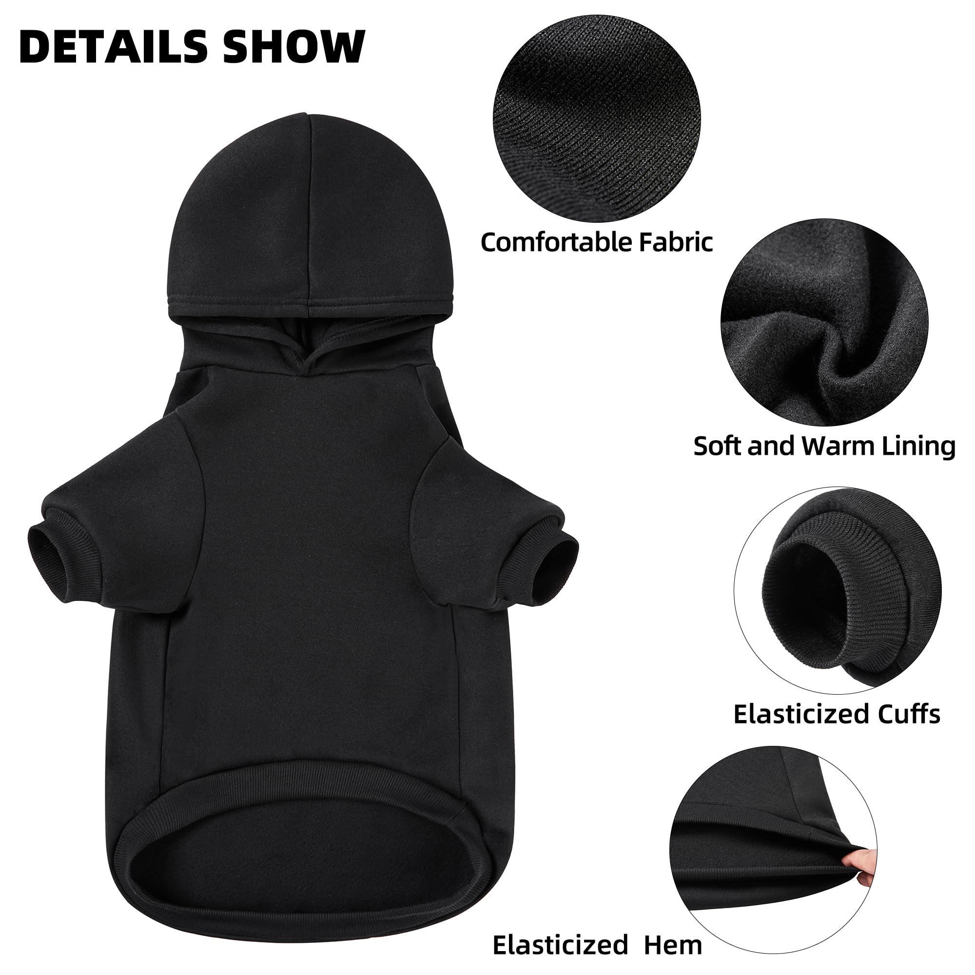 GreenJoy sudadera para perro, detalle de material suave y cómodo al tacto.