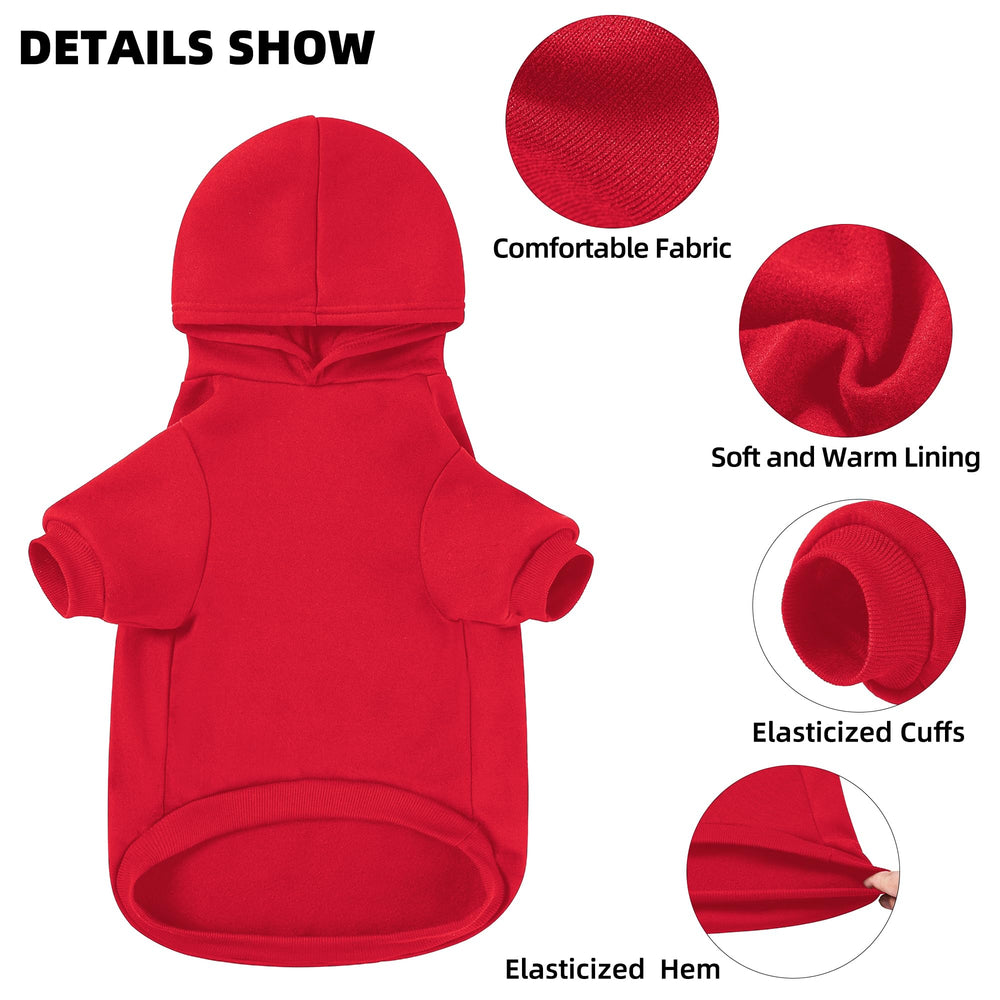 GreenJoy sudadera perrito capucha, material suave y cómodo para abrigo en días fríos.
