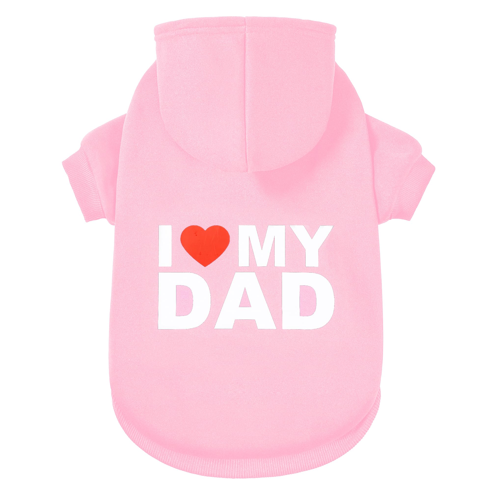 GreenJoy sudadera para perro con capucha rosa, ideal para climas fríos.