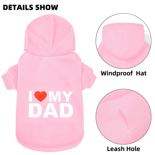 GreenJoy sudadera para perros, dorso rosa, diseño distintivo para destacar al salir.