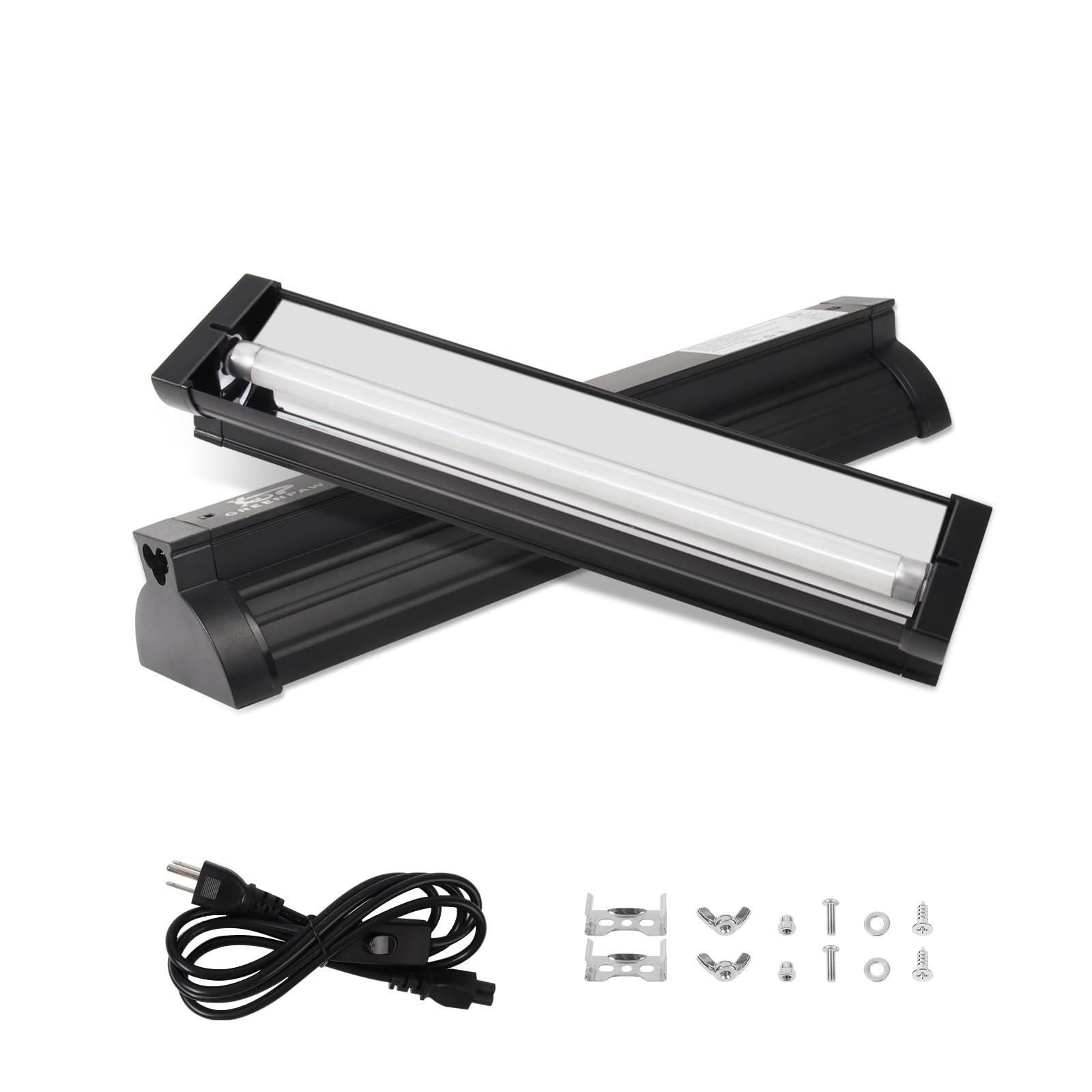 GREENPAW T5 UVB para reptiles, iluminación para terrarios y zona de descanso.