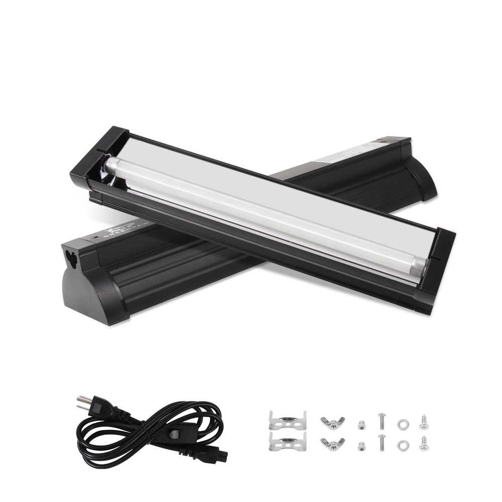 GREENPAW T5 UVB para reptiles, iluminación para terrarios y zona de descanso.