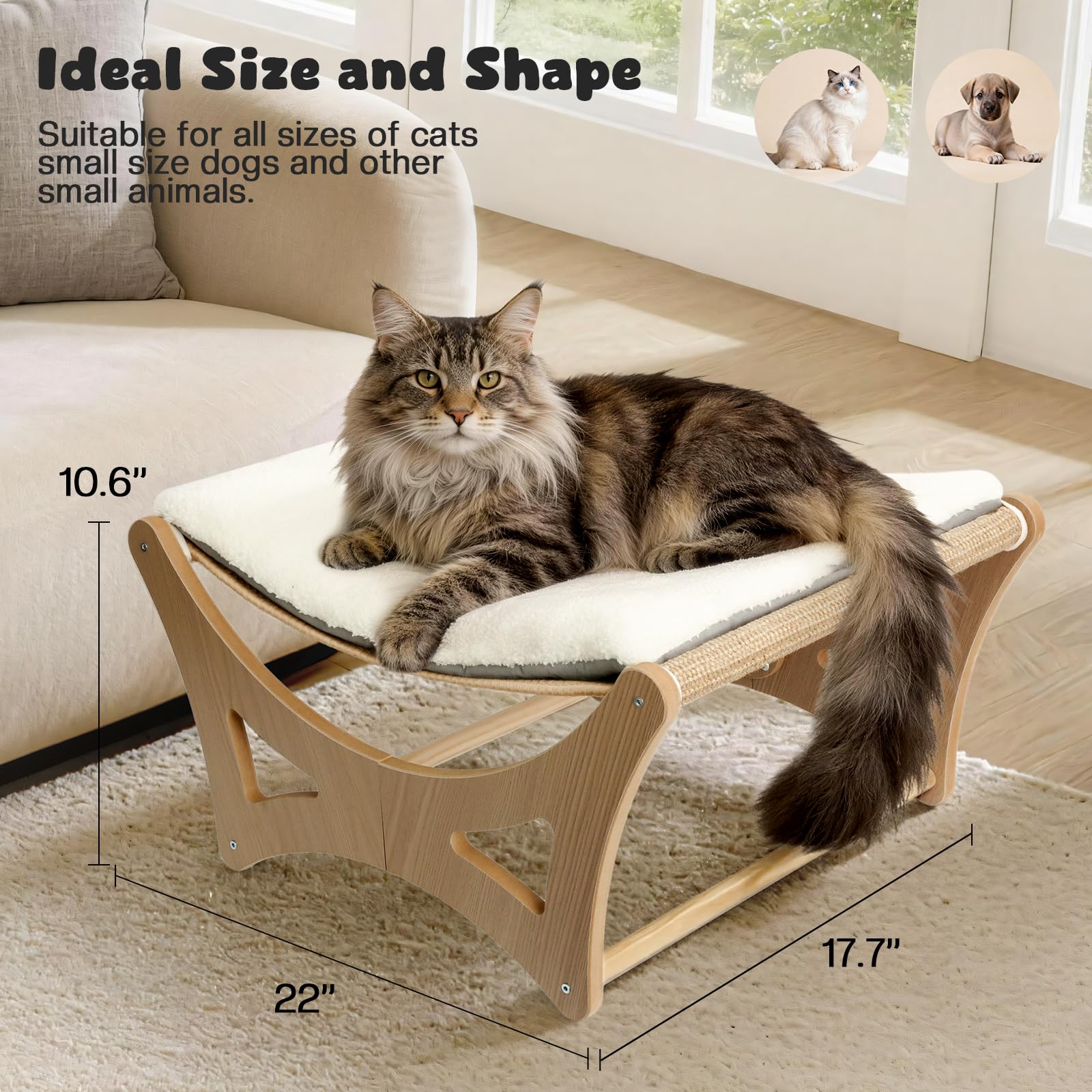 GreenPetopia almohada-desmontable ofrece confort suave y fácil limpieza.