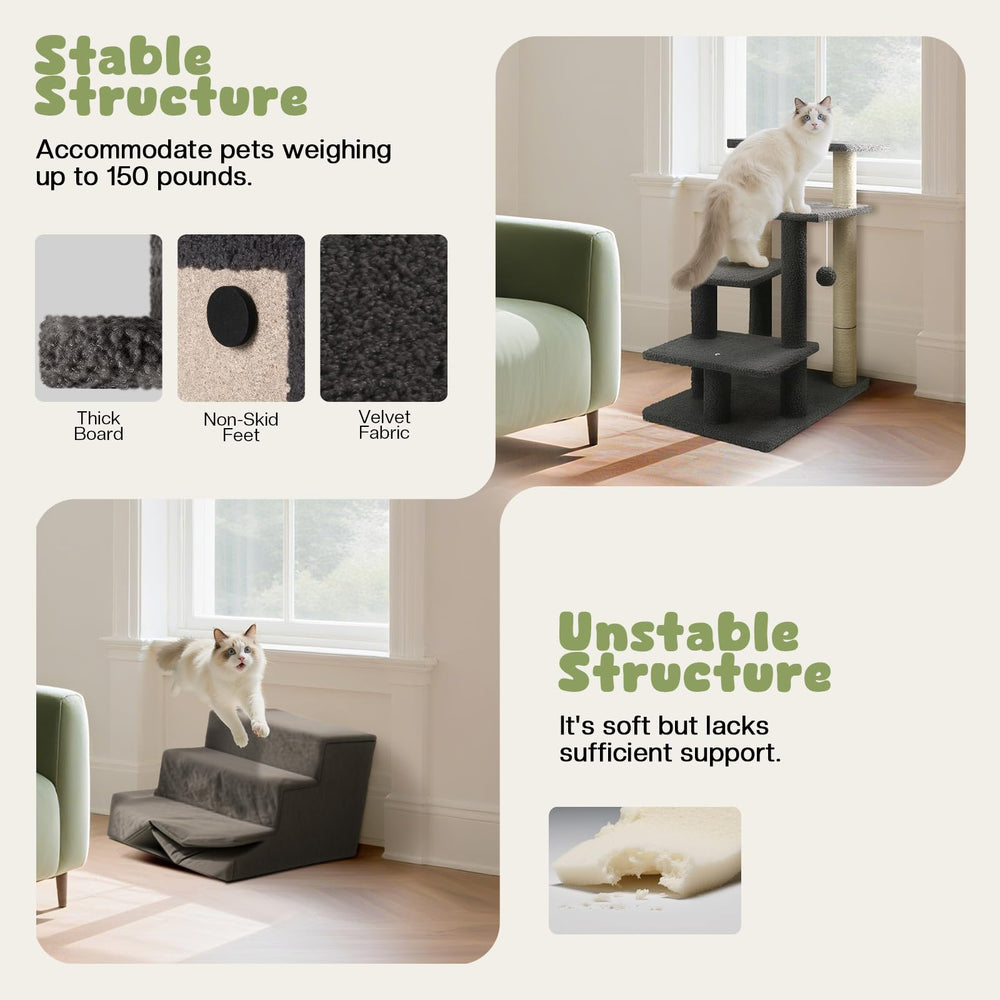 GreenPetopia sisal rasca: dos postes para rascar y juego interactivo.