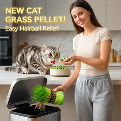 GREMBEB aceite de pescado con hierba para gato, snack sabroso y nutritivo.