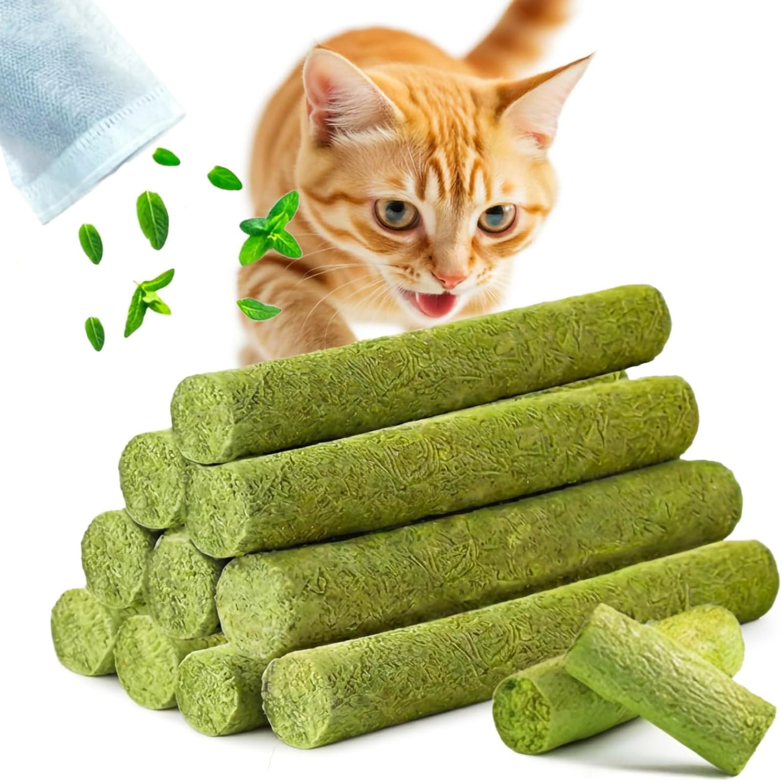 GREMBEB hierba-gato-mordedor ayuda a limpieza dental y masticación saludable