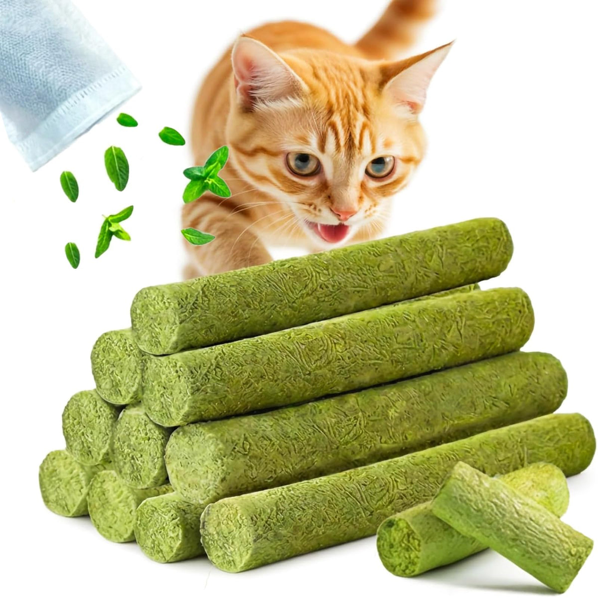 GREMBEB hierba-gato-mordedor ayuda a limpieza dental y masticación saludable