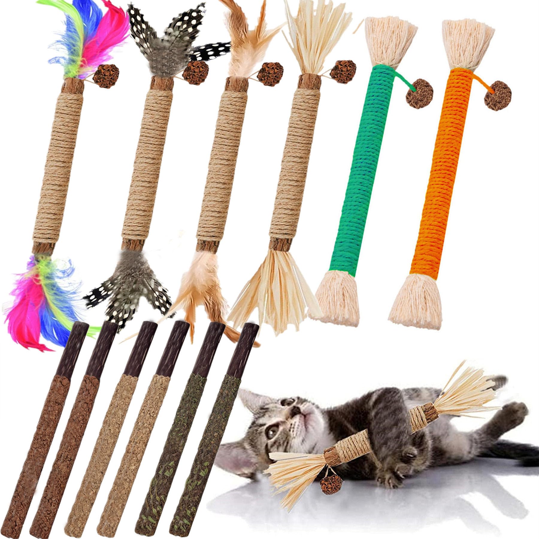 GREMBEB palito silvervine masticable para higiene dental del gato