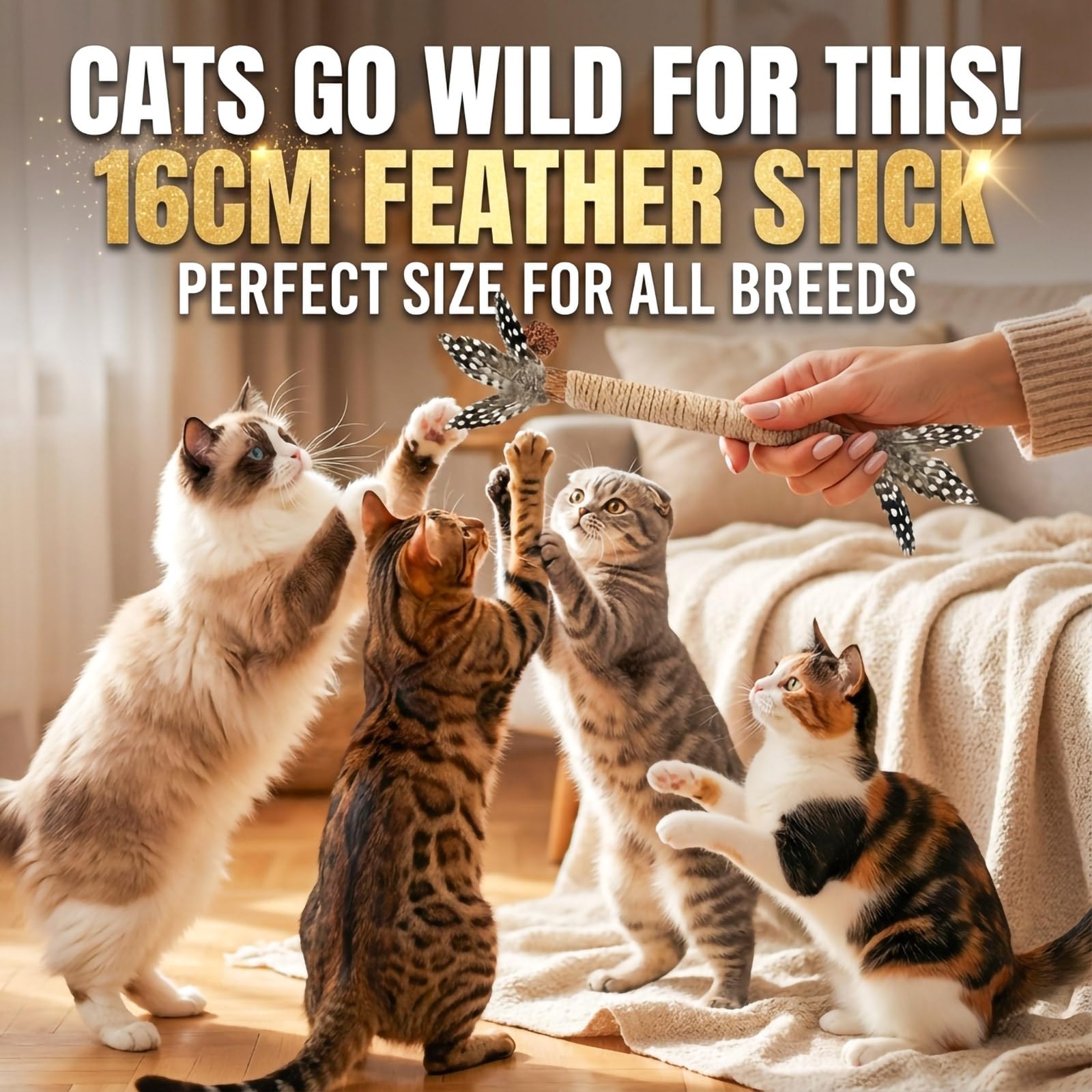 GREMBEB snack dental para gato, favorece la higiene bucal durante la recreación.