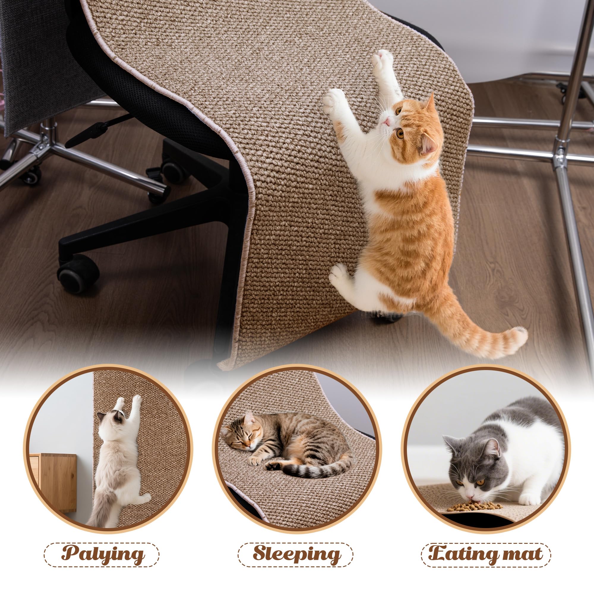 GRETJOB zona multiuso, juego y descanso para gatos en casa
