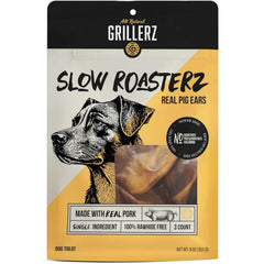 Grillerz Scott orejas de cerdo 12 unidades para perros, snack natural y sabroso.
