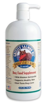 GRIZZLY PET PRODUCTS Grizzly Salmon Oil, dispensador con cierre hermético facilita la dosificación