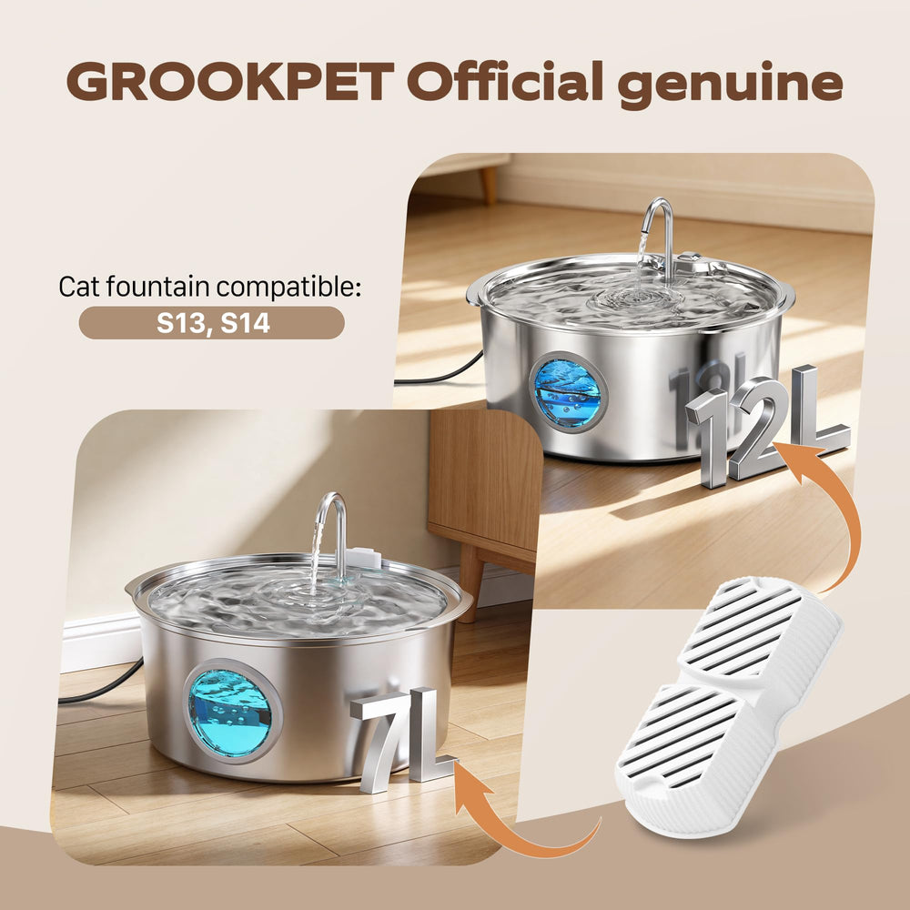 GROOKPET compatibilidad bebederos, ideal para bebederos GROOKPET.