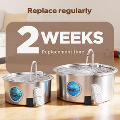 GROOKPET esponjas filtrantes, retienen pelos y partículas finas.