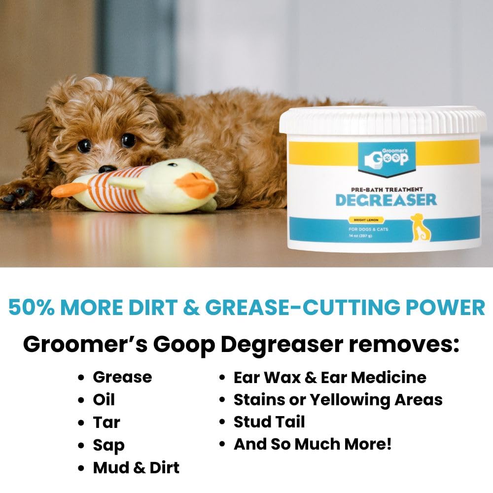 Groomers GOOP recomendado para profesionales en pelajes difíciles y sucios.