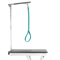 GroomersPro Jelly Loop turquesa para mesa, sujeción estable en sesiones.