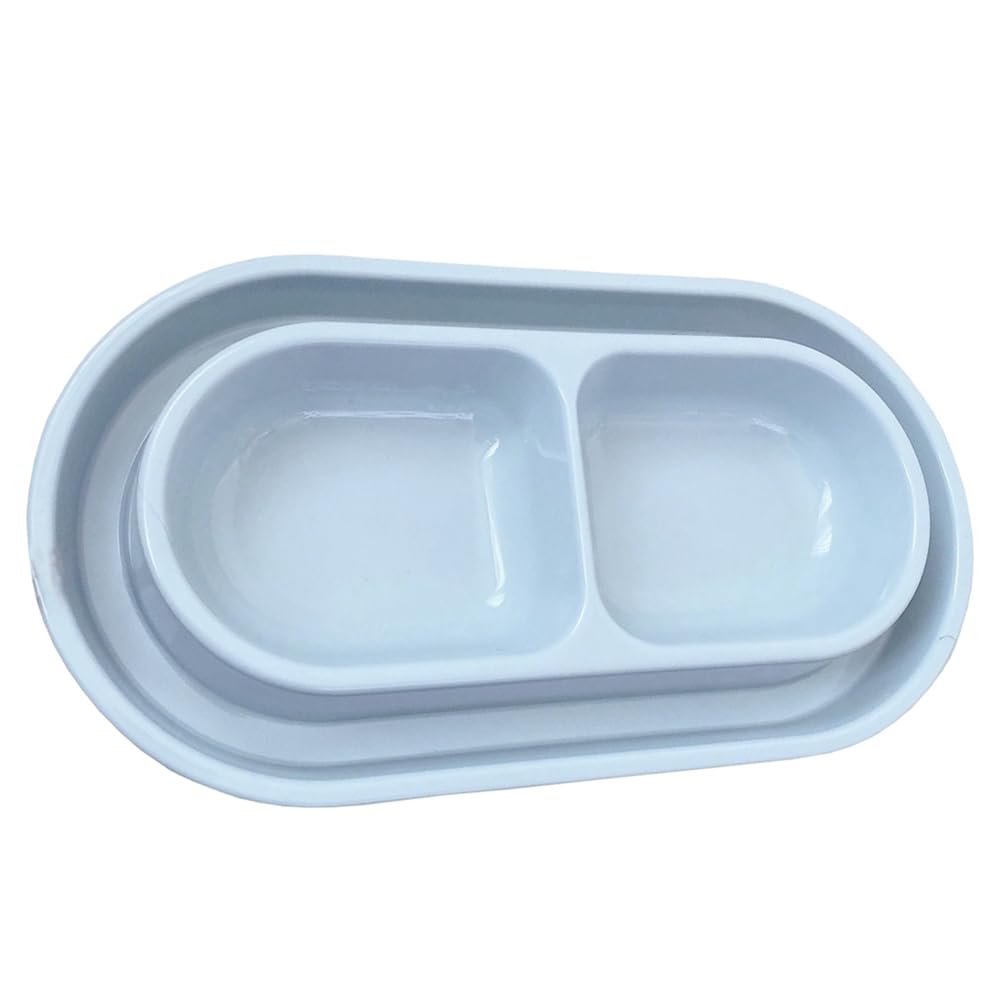 GRPET cuenco dos en uno para comida y agua, ideal para mascotas.