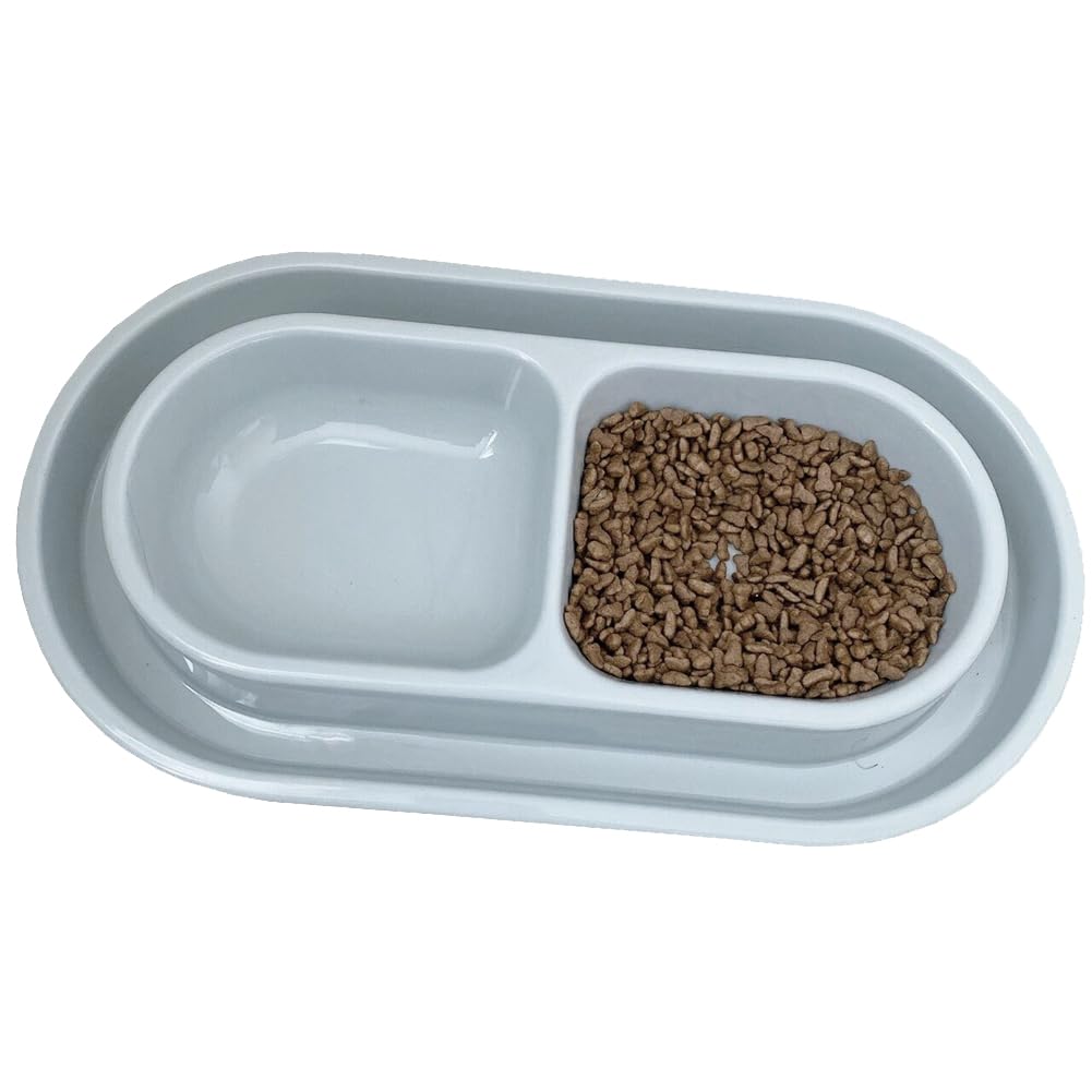 GRPET cuenco estable al piso para evitar derrames durante la comida.