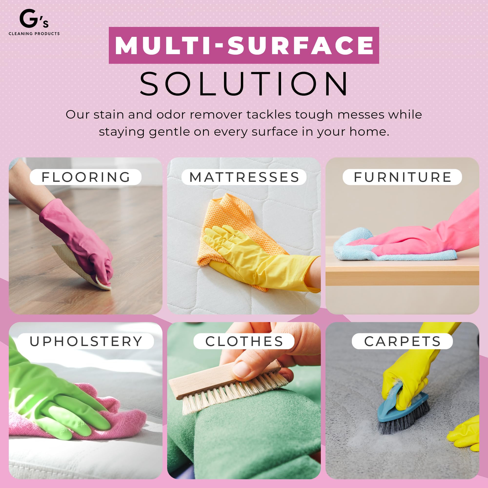 G's Cleaning: cuidado de tejidos y fibras delicadas.