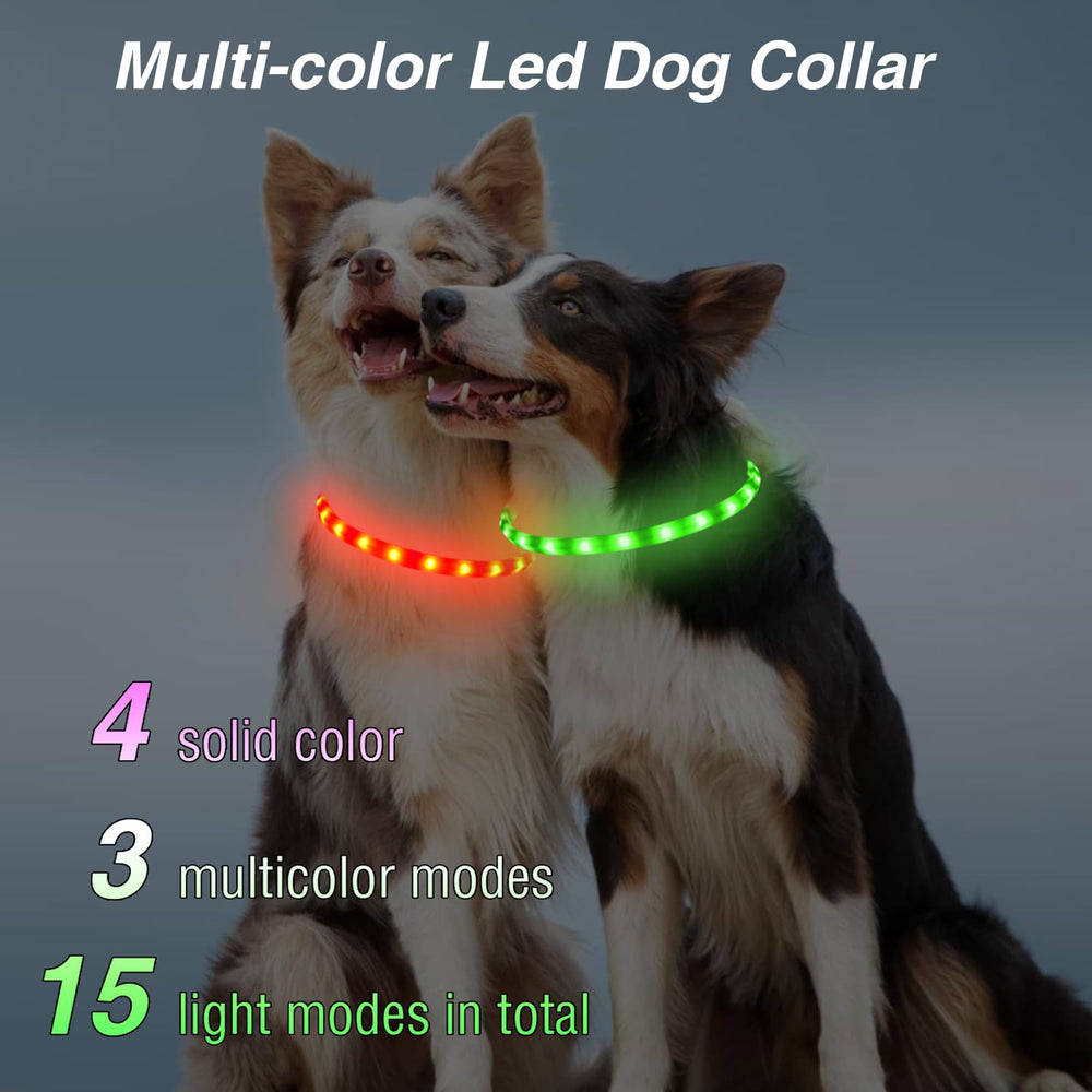 Collar GS GLOWSEEN con 15 efectos de iluminación para diferentes estilos