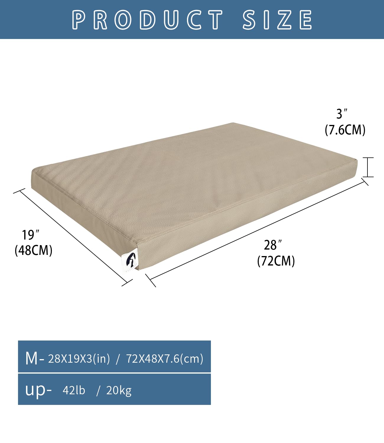Guangdeen cama impermeable de cuero vegano, lista para lavados rápidos.