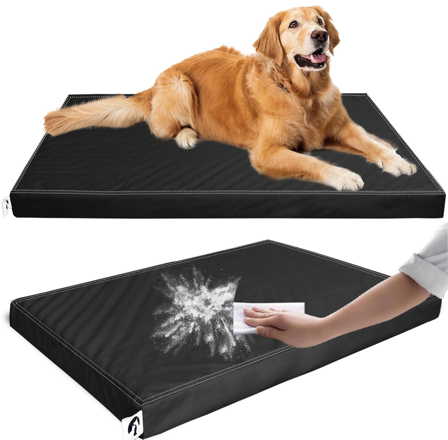 GUANGDEEN cama para perros: caja-ortopedica ofrece soporte y confort.