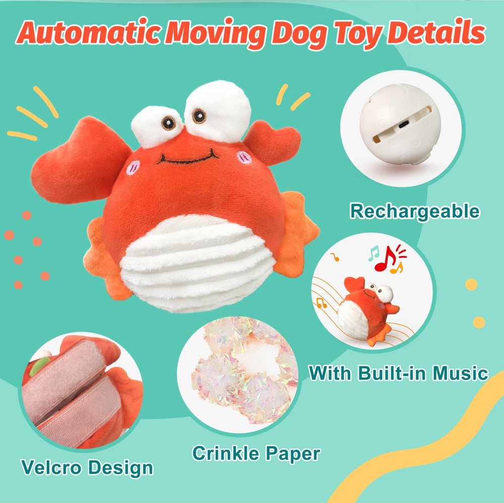 GUKCO Crab modo silencio para perros sensibles y ambientes tranquilos