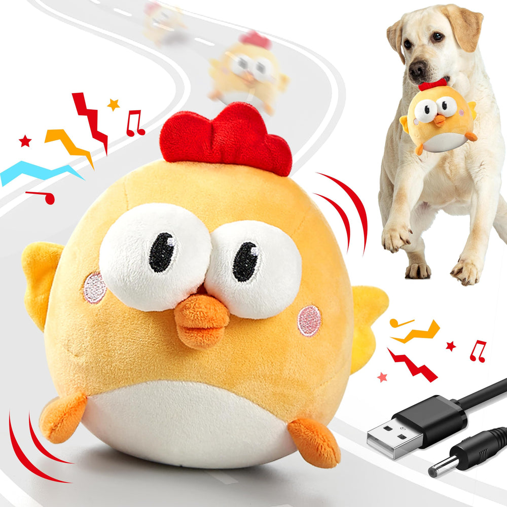 GUKCO Pelota interactiva emite ruido para estimular el juego del perro.