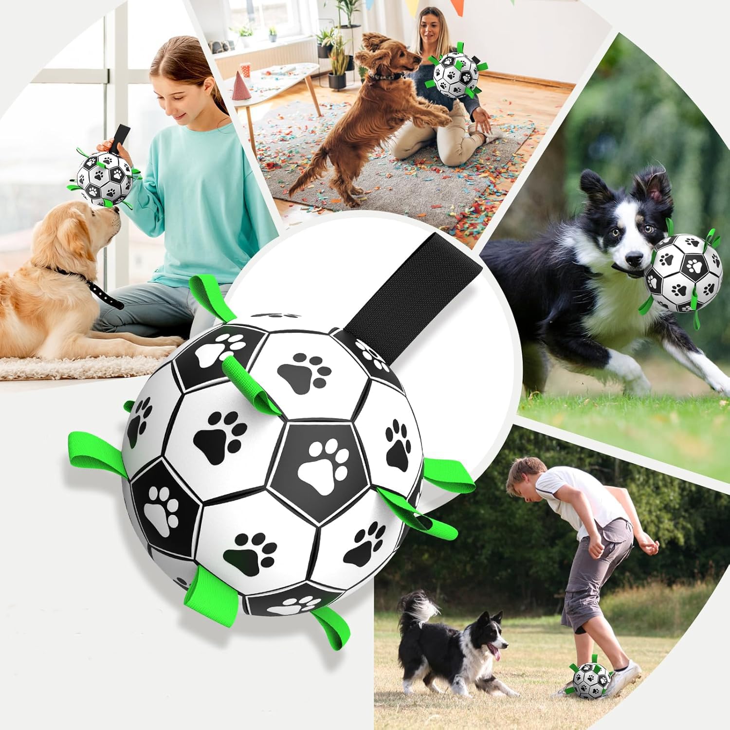 Guowanpp bola con inflador incluido para ajustar la presión y jugar