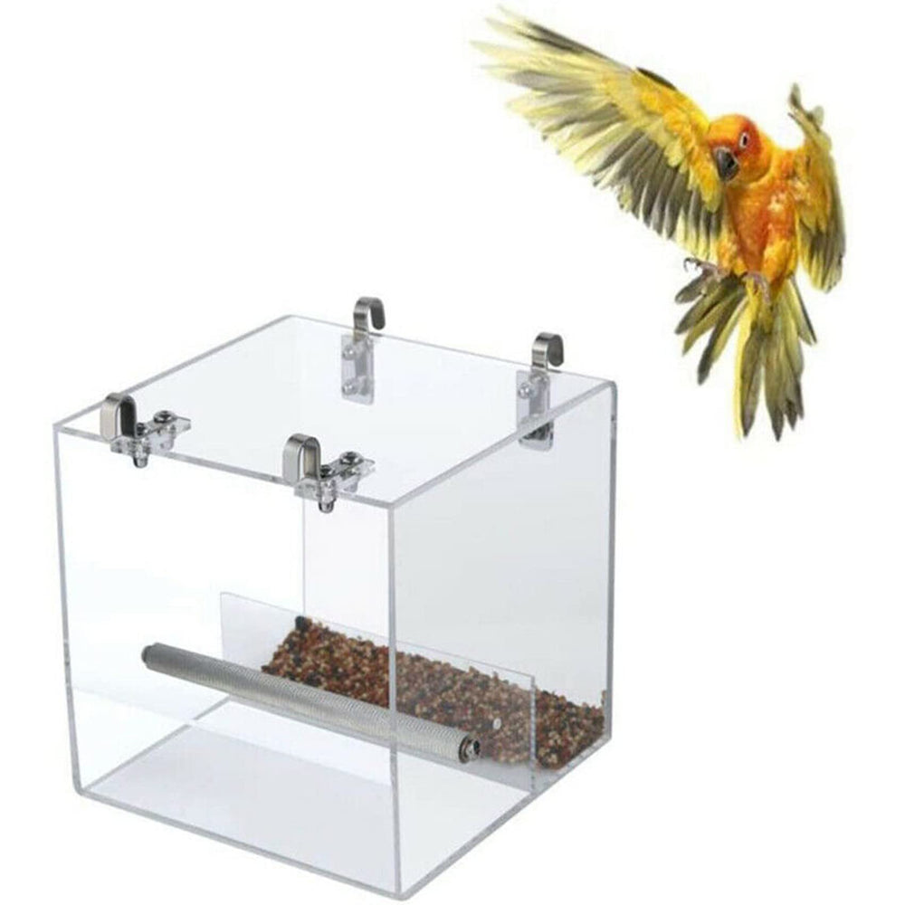 GURECOD comedero automatico tamano grande para loros y aves grandes