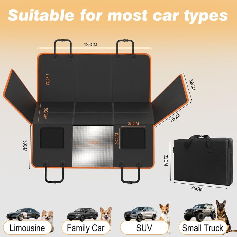 Gusil extensor de asiento; capacidad de 450 libras para perros grandes