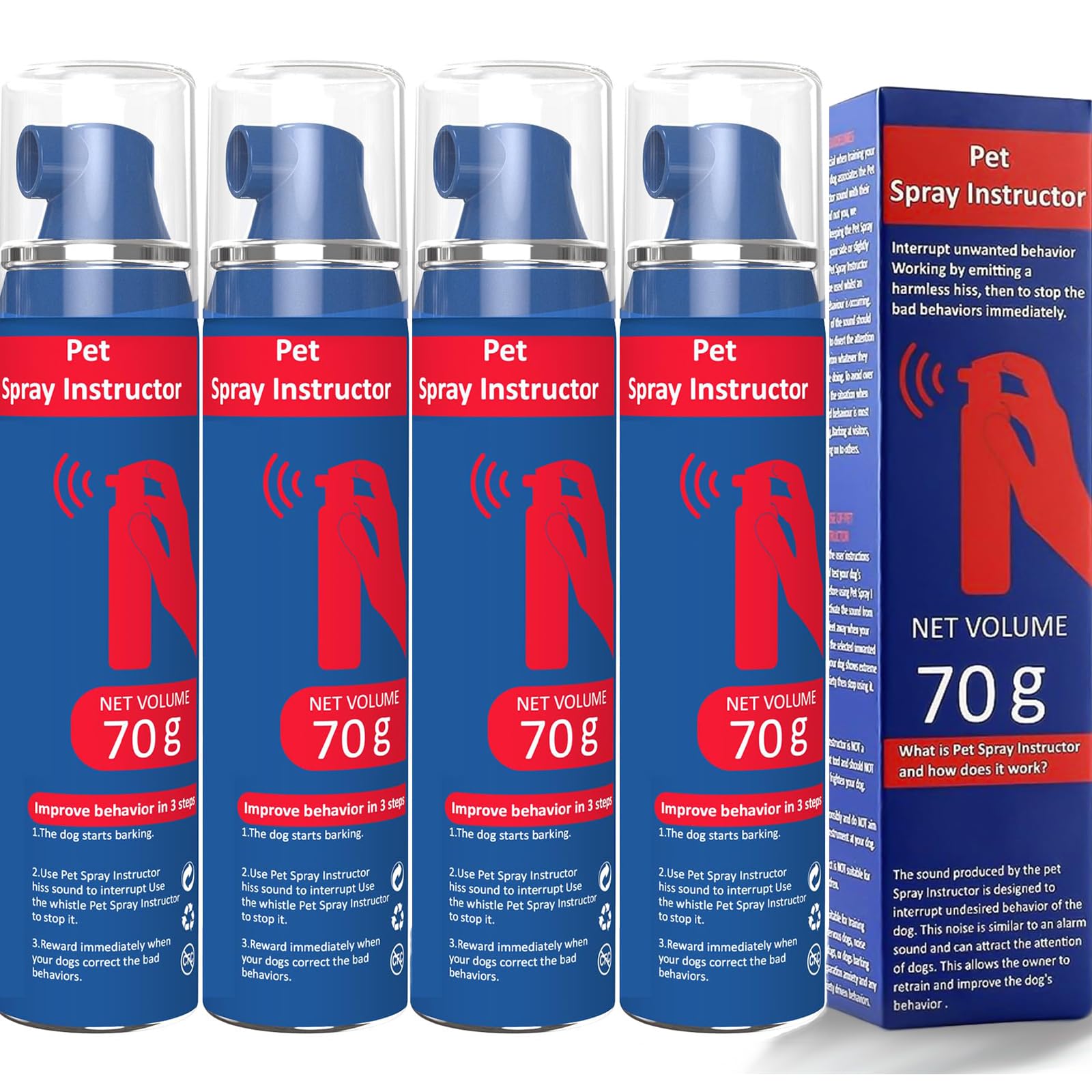 Gutes Leben spray-entrenamiento-perros-70ml-botella: entrenamiento rápido en casa.